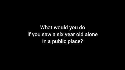 もし6歳の女の子が一人でいたらあなたはどうしますか？