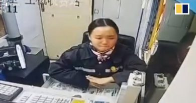 涙を堪え笑顔を忘れない、高速道路料金所で見つけた強い女性(中国)